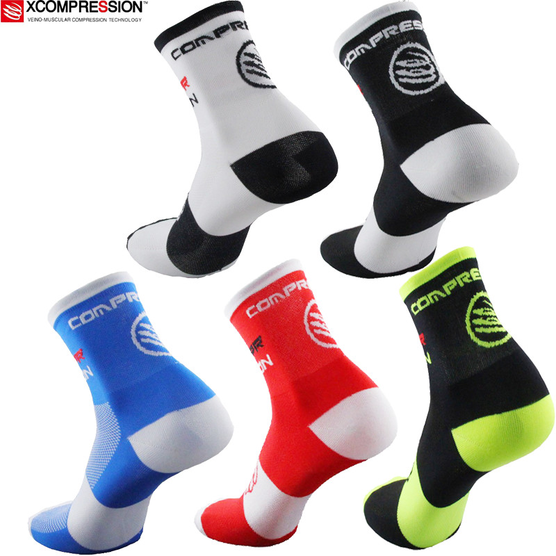Meias de Ciclismo Novas de 201 - Sock Garter Men avaliação e preço
